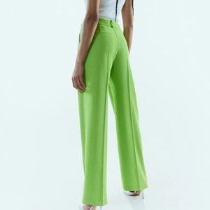 Large pants lime green